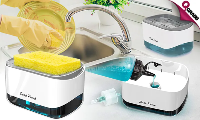 Soap Pump & Sponge Caddy!